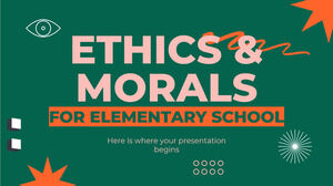 Lección de ética y moral para la escuela primaria