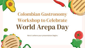 Oficina de gastronomia colombiana para celebrar o Dia Mundial de Arepa