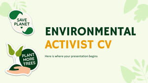Environmental Activist CV