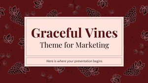 Tema Graceful Vines per il marketing