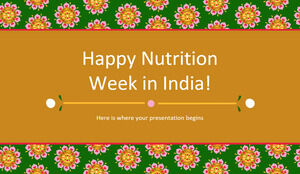 Feliz Semana da Nutrição na Índia!