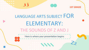 小学1年生の国語科目：ZとJの音