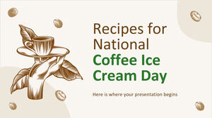 Рецепты к Национальному дню кофейного мороженого