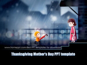 Templat PPT Hari Thanksgiving Ibu