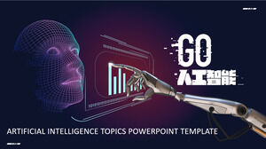 Tema de inteligencia artificial Plantillas de PowerPoint