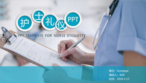 Pobierz szablon PPT do szkolenia w zakresie etykiety pielęgniarki z doświadczeniem pielęgniarskim