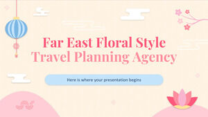 Дальневосточное агентство по планированию путешествий в цветочном стиле