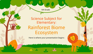 Przedmiot naukowy dla szkoły podstawowej – klasa 5: Ekosystem biomów lasu deszczowego
