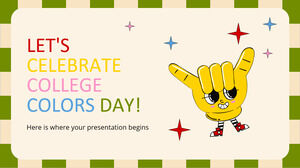 讓我們慶祝大學色彩日！