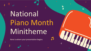 Minitema del mese del pianoforte nazionale