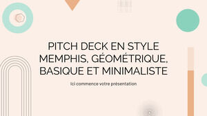 Dek Pitch Memphis Geometris Dasar & Minimalis