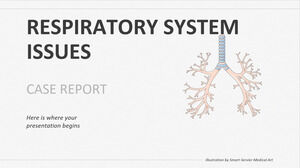 Relato de Caso de Problemas do Sistema Respiratório