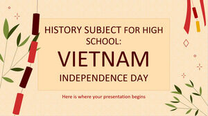 Matéria de História para o Ensino Médio: Dia da Independência do Vietnã