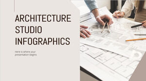 Infográficos do estúdio de arquitetura