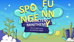 Sponge Funny Characters Minitheme