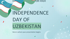 고등학교 역사과목: 우즈베키스탄 독립기념일