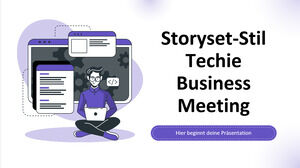 Riunione d'affari Techie stile Storyset