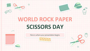 Journée mondiale des ciseaux à papier de roche