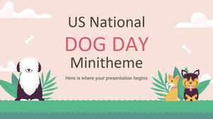 Minitema della Giornata Nazionale del Cane degli Stati Uniti