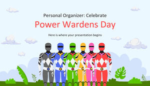 Organizzatore personale: celebra la giornata dei guardiani del potere