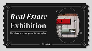 Real Estate Exhibition Pitch Deck