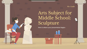 Materia de artes para la escuela secundaria - 8vo grado: Escultura
