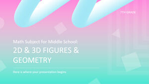 Materia di matematica per la scuola media - 7a elementare: figure e geometria 2D e 3D