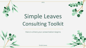 Boîte à outils de consultation Simple Leaves