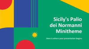西西里岛的 Palio dei Normanni 迷你主题