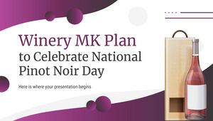 La cantina MK ha in programma di celebrare la Giornata nazionale del Pinot nero