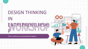 Workshop „Design Thinking im Unternehmertum“.