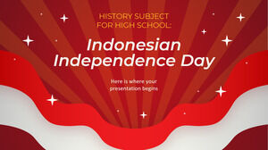 History Subject for High School: Indonesian Independence Day