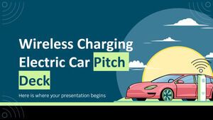Kablosuz Şarjlı Elektrikli Araba Pitch Deck