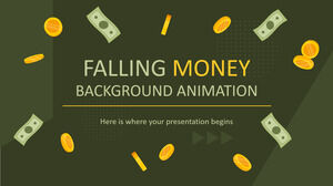 Falling Money Background Animation