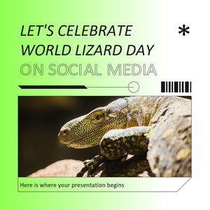 Давайте отпразднуем Всемирный день ящерицы в социальных сетях - IG Posts