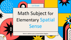 Materia de matemáticas para primaria - 1.er grado: sentido espacial Materia de matemáticas para primaria - 1.er grado: sentido espacial