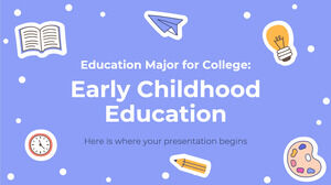 Istruzione importante per il college: educazione della prima infanzia