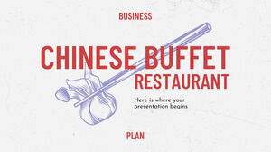 Geschäftsplan für ein chinesisches Buffetrestaurant