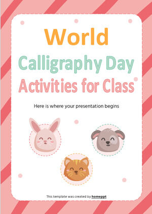 Atividades do Dia Mundial da Caligrafia para a Classe