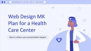 Web Design Plano de Marketing para um Centro de Saúde