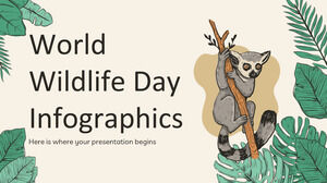 Doodle infografiki światowego dnia przyrody