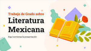 Mémoire de licence en littérature mexicaine