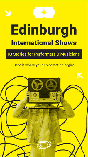Edinburgh International, 공연자와 음악가를 위한 IG 스토리 공개