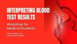 Atelier de interpretare a rezultatelor analizelor de sânge pentru studenții la medicină