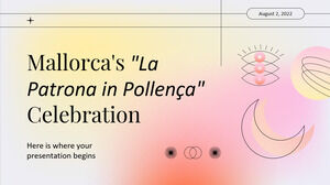 การเฉลิมฉลอง "La Patrona in Pollenca" ของมายอร์ก้า