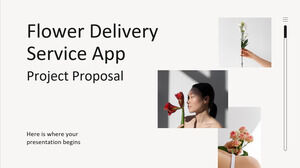 Proposta de projeto de aplicativo de serviço de entrega de flores