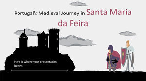 Portugals mittelalterliche Reise in Santa Maria da Feira
