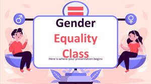 Cinsiyet Eşitliği Sınıfı