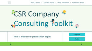 Kit de ferramentas de consultoria para empresas de RSE