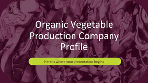 Profil Perusahaan Produksi Sayuran Organik